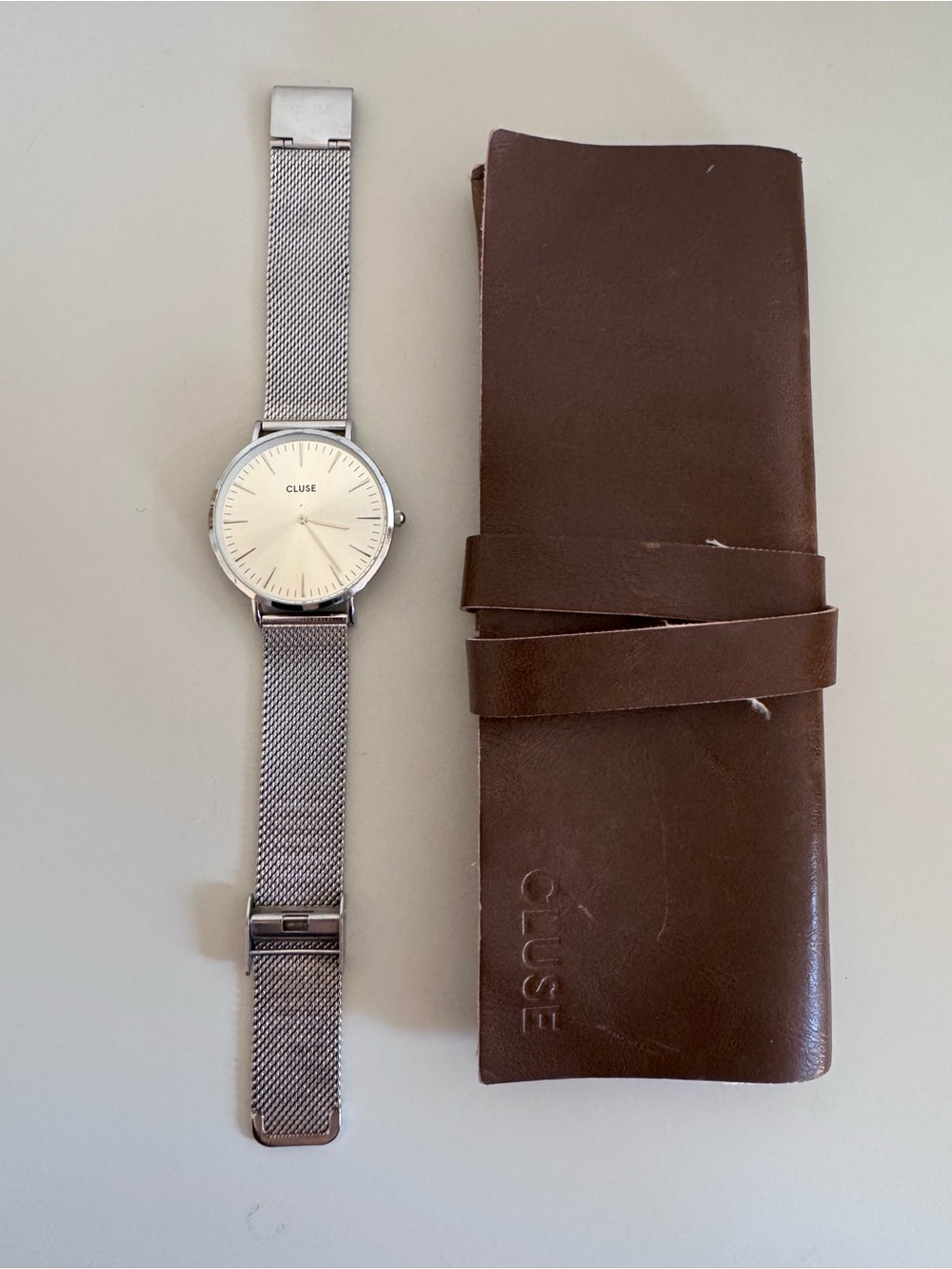 Cluse Women's Silver Watch with Silver Dial